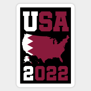 USA Qatar 2022 Magnet